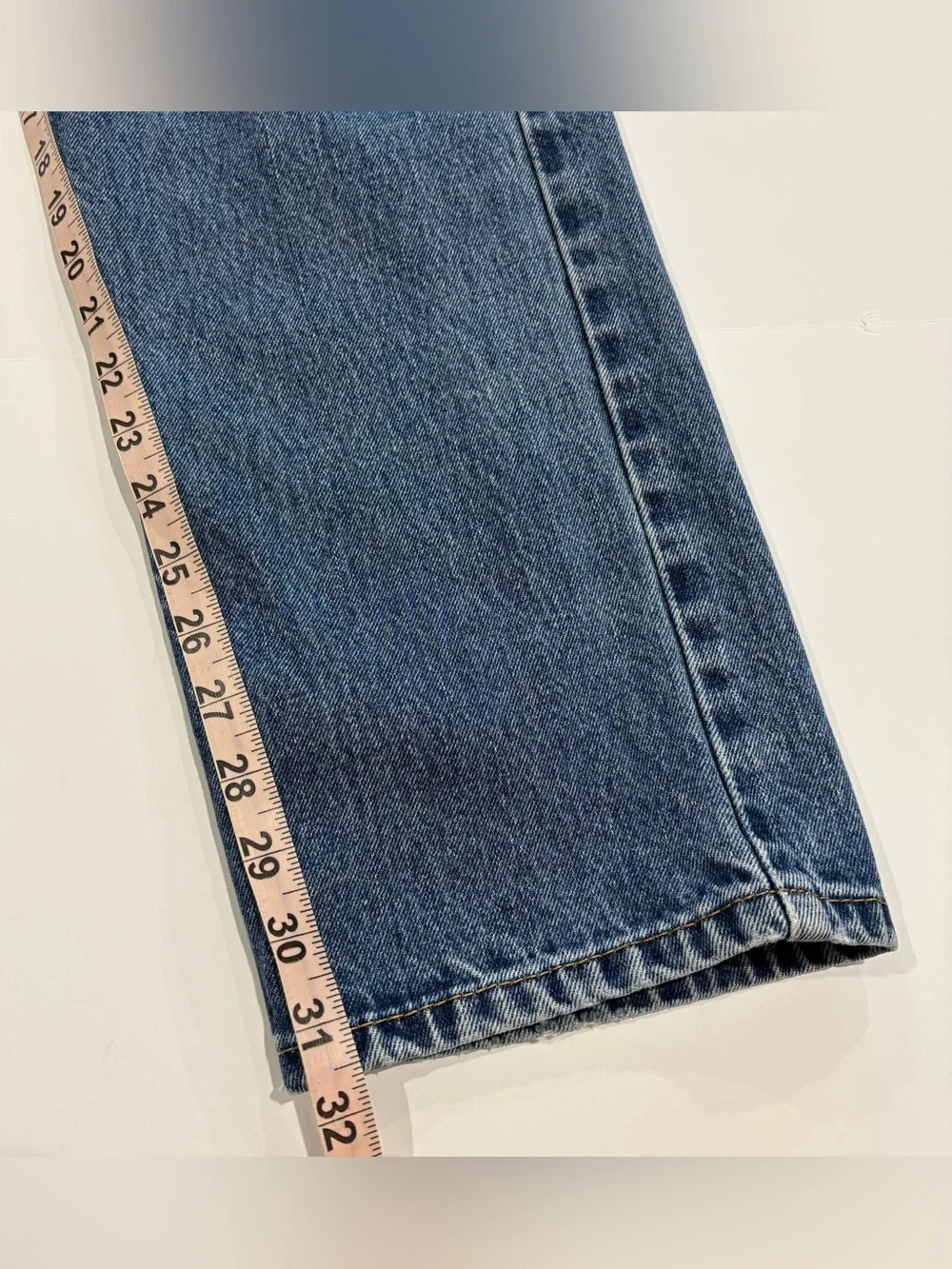 Levi’s‎ 505 Men’s Jeans 33x32 Regular Fit Straight Leg Blue Denim 00505-4886